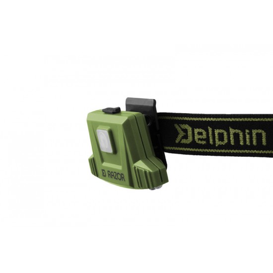 Delphin - RAZOR USB Lampa de Cap