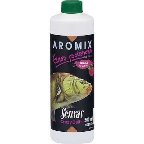 Sensas Aromix - Aditiv Lichid Capsuni 500ml