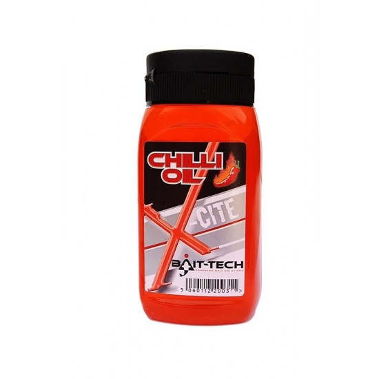 Bait-Tech Aditiv Lichid X-Cite Hot Chilly Oil 300ml