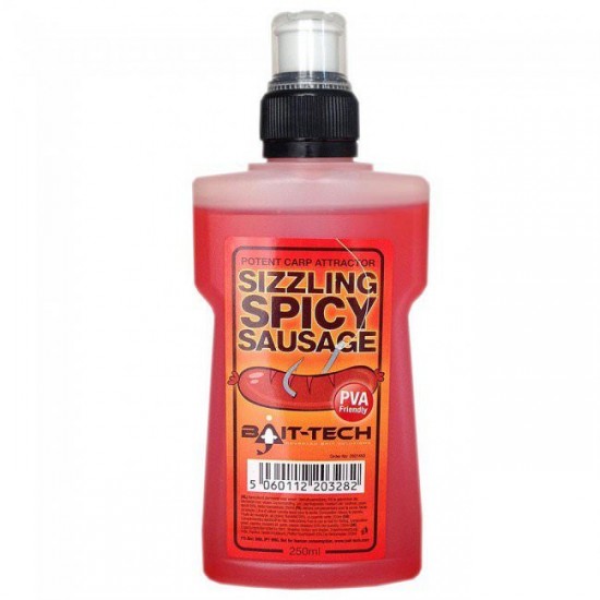 Bait-Tech Liquid Spicy Sausage 250ml