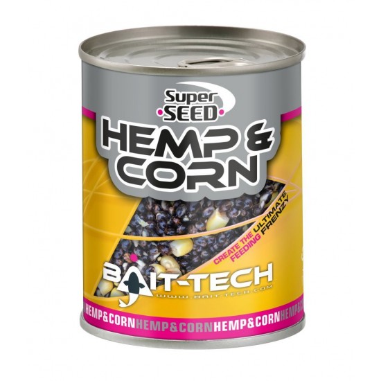Bait-Tech Canned Superseed Hemp and Corn  350 gr