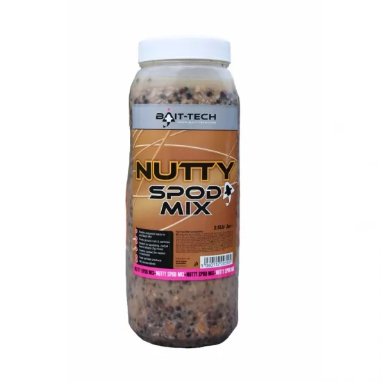 Bait-Tech Nutty Spod Mix Jar 2.5l Bait-Tech Nutty Spod Mix Jar 2.5l