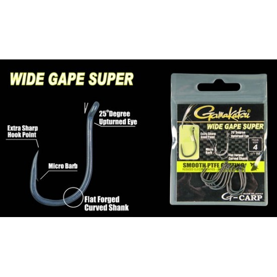 Carlig Gamakatsu Wide Gape Super Nr.8 Carlig Gamakatsu Wide Gape Super Nr.8