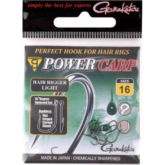 Gamakatsu - Power Carp Hair Rigger Light Nr.10