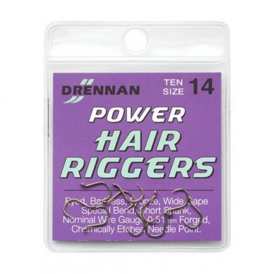 Carlige Circulare Drennan Power Hair Rigger 10