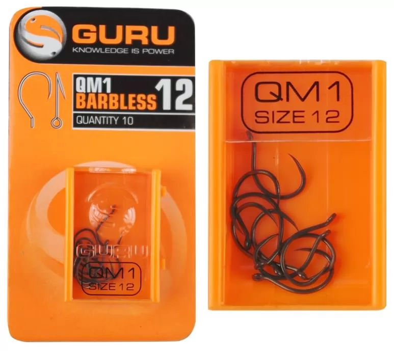 Carlige Barbless Guru Qm1 Nr.12