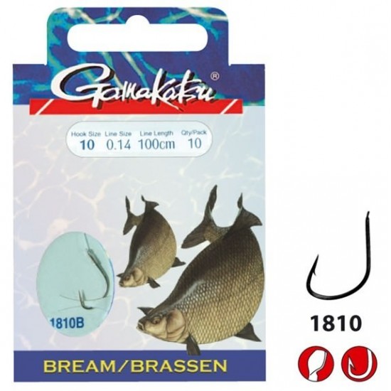 Carlige Legate GAMAKATSU 1810b Nr.14 cu 0.12mm