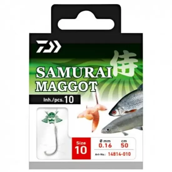 Daiwa - Carlige Legate Samurai Maggot Nr.12