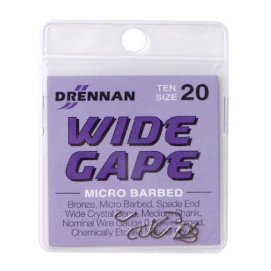 Carlig Drennan Wide Gape Nr.12