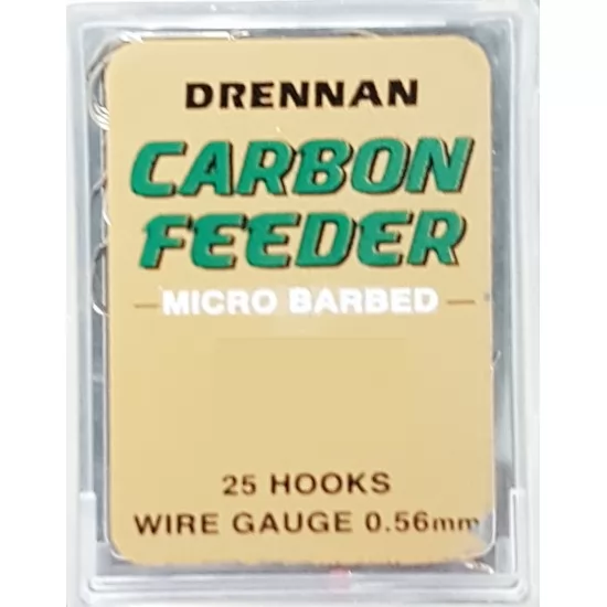 Carlig Drennan Carbon Feeder Nr.8 25buc Carlig Drennan Carbon Feeder Nr.8 25buc