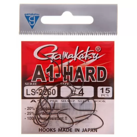 Carlige Gamakatsu A1 Hard LS-2260 BL Nr.10 Carlige Gamakatsu A1 Hard LS-2260 BL Nr.10