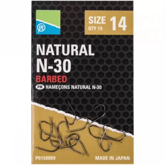 Carlige Preston Natural N-30 Nr.14 Carlige Preston Natural N-30 Nr.14