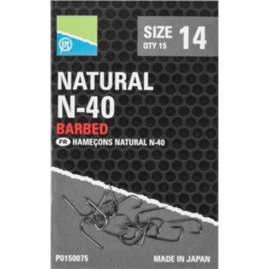 Carlige Preston Natural N-40 Nr.14