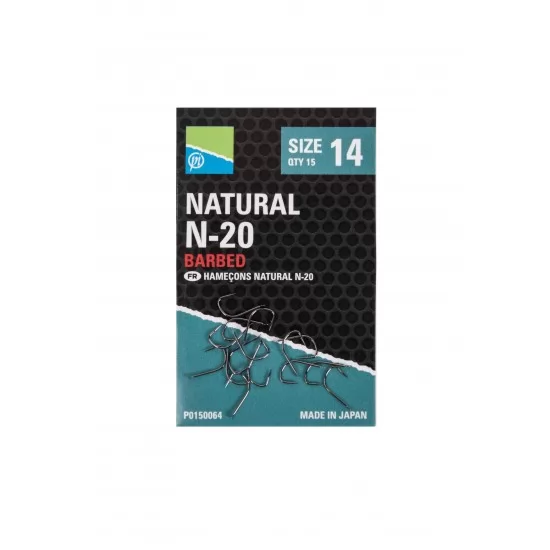 Carlige Preston Natural N-20 Nr.18 Carlige Preston Natural N-20 Nr.18