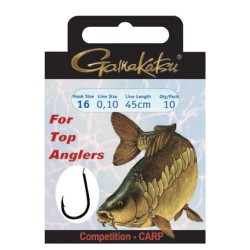 Carlige Legate Gamakatsu 3310B Nr.16 0.14mm Carlige Legate Gamakatsu 3310B Nr.16 0.14mm