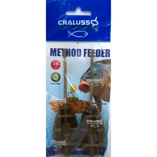 Cralusso - Method Feeder 2buc/set L 40g