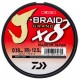 Daiwa Grand J-Braid Gray Fir textil 8Braid 0.16mm / 135m