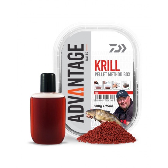 Daiwa - Advantage Pellet Box Red Krill 500g