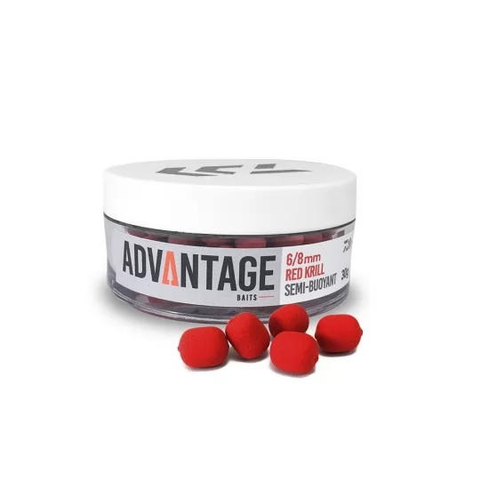 Daiwa - Advantage Wafter Red Krill 8-10mm Daiwa - Advantage Wafter Red Krill 8-10mm