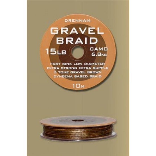 Drennan Gravel Braid - Fir Textil 10lb