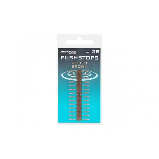 Stopper - Drennan Pushstops : Pellet Brown Stopper - Drennan Pushstops : Pellet Brown