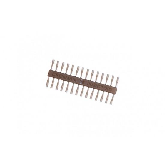 Stopper - Drennan Pushstops : Pellet Brown Stopper - Drennan Pushstops : Pellet Brown