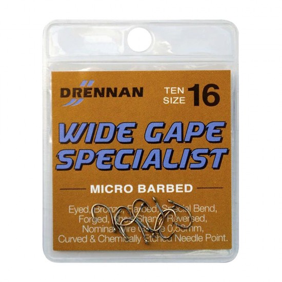 Carlig Drennan Wide Gape Specialist Nr.6