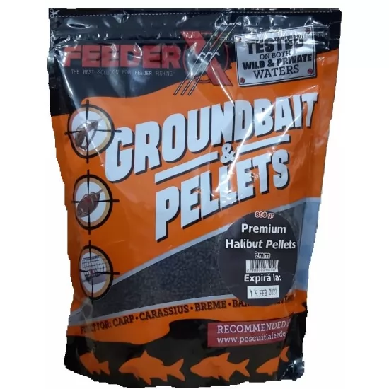Pelete FeederX - Premium Halibut 2mm Pelete FeederX - Premium Halibut 2mm