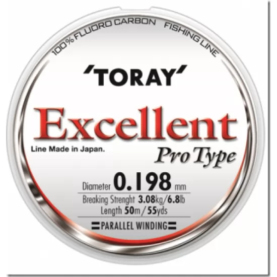 Fir Fluorocarbon TORAY EXCELLENT 0.198mm Fir Fluorocarbon TORAY EXCELLENT 0.198mm