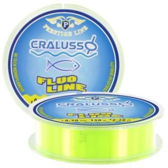 Cralusso Prestige - Fir Monofilament Galben Fluo 0.20mm