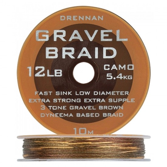 Drennan Gravel Braid - Fir Textil 10lb