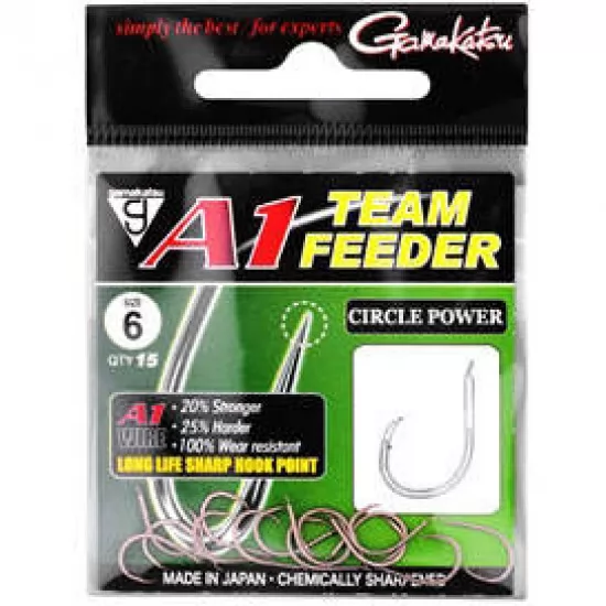 Carlige Gamakatsu A1 Team Feeder Circle Power Nr.10 Carlige Gamakatsu A1 Team Feeder Circle Power Nr.10