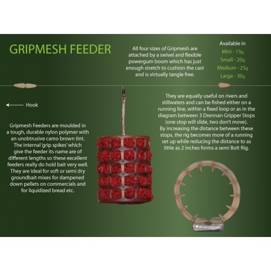 Momitor Drennan Gripmesh Feeder - Large 30gr.