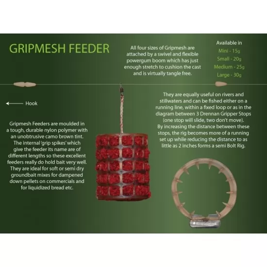 Momitor Drennan Gripmesh Feeder - Medium 25gr. Momitor Drennan Gripmesh Feeder - Medium 25gr.