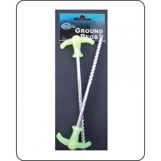 NuFish Ground Peg - Cuie cu filet pentru ancorare 2buc/set