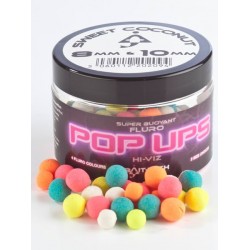 Bait-Tech Fluoro Pop-Ups Pineapple & Squid 8mm & 10mm