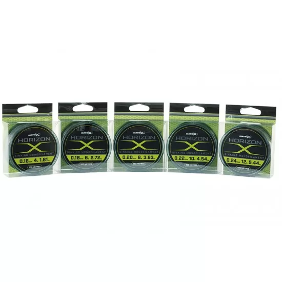 Matrix - Horizon X Sinking Feeder Mono 0.24mm 300m Matrix - Horizon X Sinking Feeder Mono 0.24mm 300m