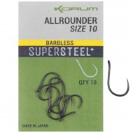 Korum Super Steel Barbless Allrounder Hook Nr.10