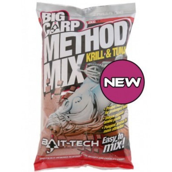 Bait-Tech Big Carp Method Mix: Krill & Tuna  2kg  