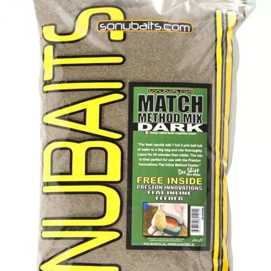 Nada Sonubaits - Match Method Mix Dark 2kg Nada Sonubaits - Match Method Mix Dark 2kg
