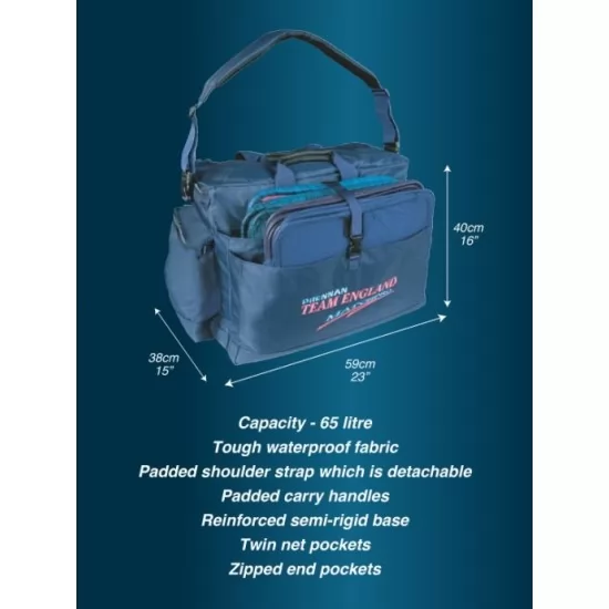 Geanta -Drennan Team England Matchpro Carryall 65Ltr Geanta -Drennan Team England Matchpro Carryall 65Ltr