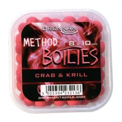 Drennan Method Boilies 8 si 10 mm Crab si Krill Drennan Method Boilies 8 si 10 mm Crab si Krill