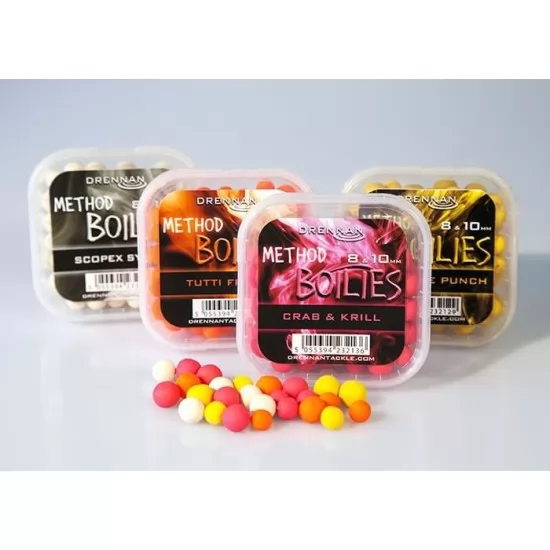 Drennan Method Boilies 8 si 10 mm Scopex Drennan Method Boilies 8 si 10 mm Scopex