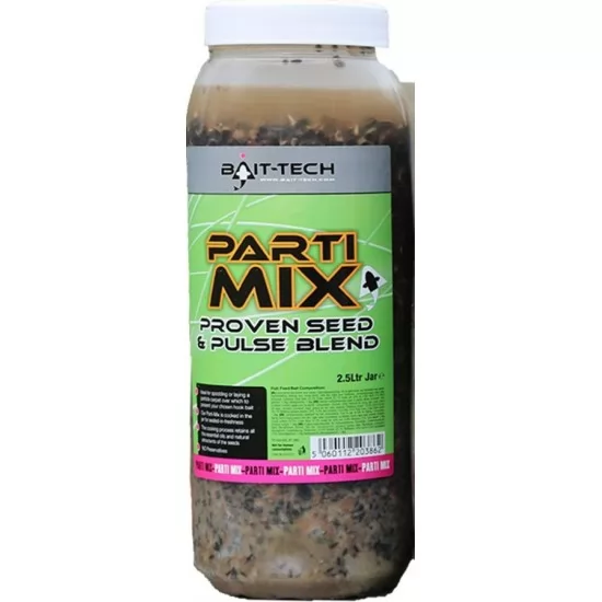 Bait-Tech Super Seed Parti Mix Jar 2.5l Bait-Tech Super Seed Parti Mix Jar 2.5l