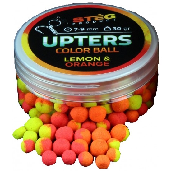 Steg - Popters Pop-Up Color Ball Lemon Orange 7-9mm