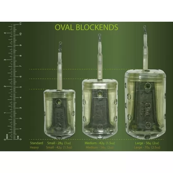 Drennan Oval Blockend M 56gr