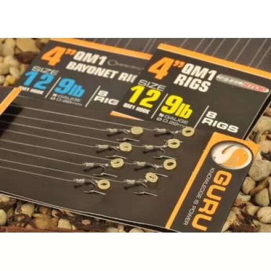 Guru QM1 Nr.12 Hair Rigs With Bait Band