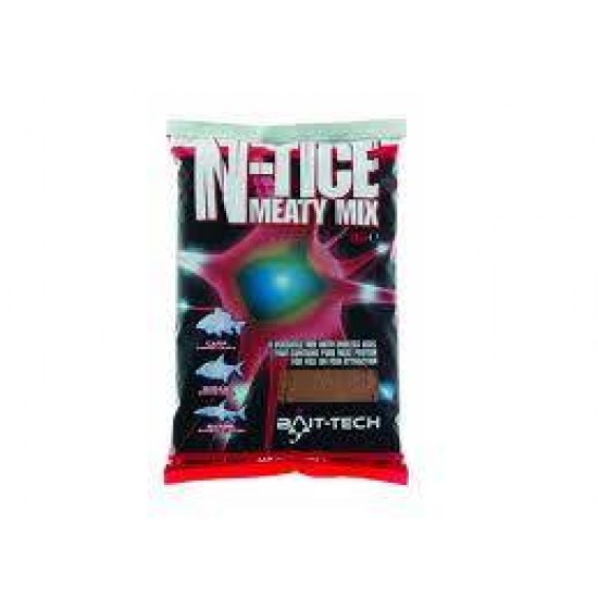 Bait-Tech N-Tice Meaty Mix Groundbait  1kg 