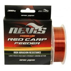 Nevis - Fir Monofilament Red Carp Feeder 0.20mm 300m