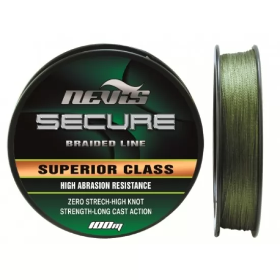 Nevis - Fir Textil Secure Braided 0.16mm 100m Nevis - Fir Textil Secure Braided 0.16mm 100m